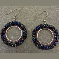 MULTY COLOR CUT SEED BEAD EARRING