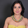 NK10713B - Multicolor Resin Bead Necklace