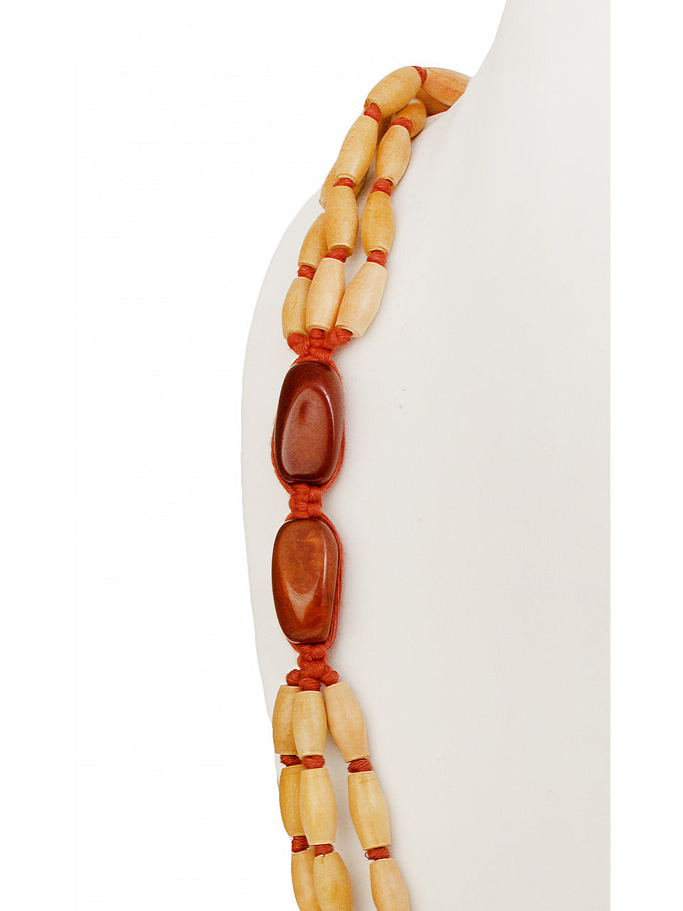 Collier en bois naturel