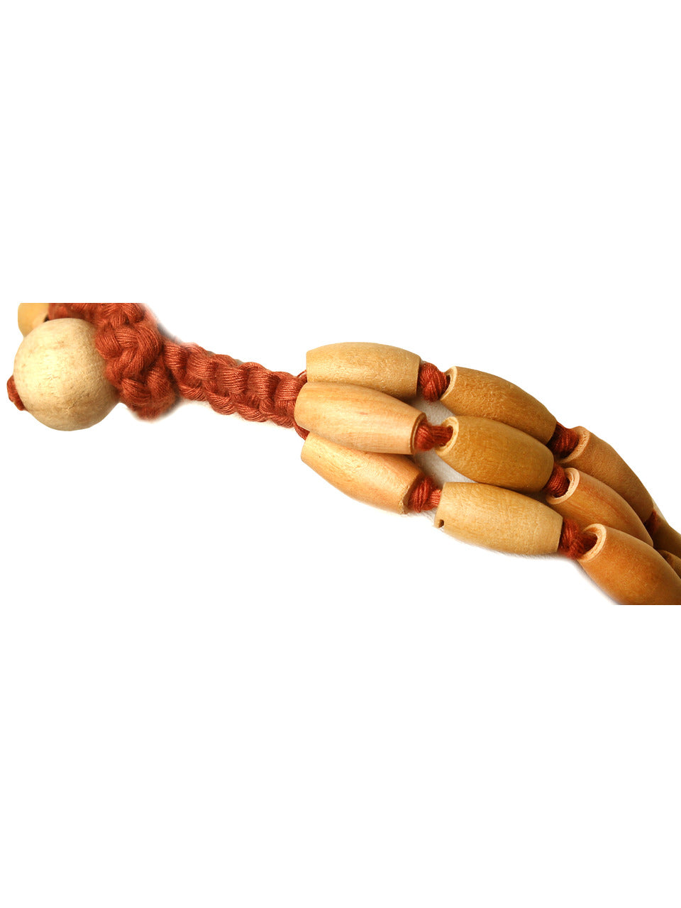 Collier en bois naturel