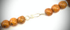 NK14964 RESIN/C C P BEAD NECKLACE