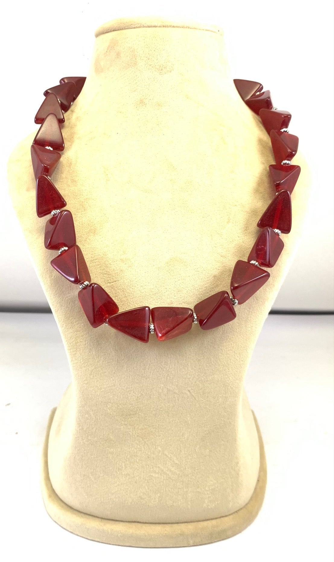 NK14960 COLLIER EN PERLES DE RÉSINE/P.P