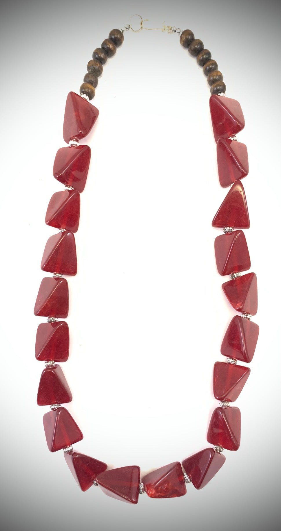 NK14960 COLLIER EN PERLES DE RÉSINE/P.P