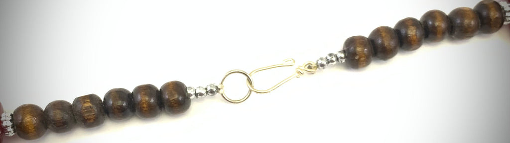 NK14960 COLLIER EN PERLES DE RÉSINE/P.P