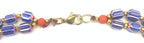 NK14923 HALSKELLTE MIT GLAS-/CHEVRON-PERLEN UND GOLDMETALL-NUGGETS
