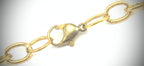 NK14861 HALSKE/GLASPERLEN-HALSKE MIT GOLDENER METALLKETTE