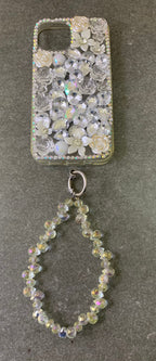 MIS3943D - TRENDY HANDYKETTE MIT FACETTIERTEN GLASPERLEN