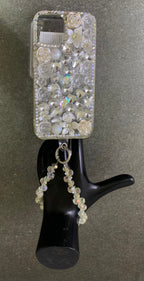 MIS3943D - TRENDY HANDYKETTE MIT FACETTIERTEN GLASPERLEN