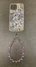 MIS3943F - TRENDY DIAMOND-GESCHLIFFENE GLASPERLEN HÄNGE-HANDYGURT