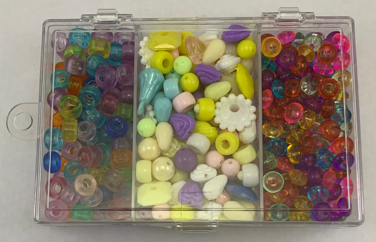 BDK326 - GLASS/PLASTIC BEAD DIY KIDS KIT