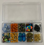 BDK316 - GLASS/CHEVRON/MULTY BEAD DIY KIDS KIT
