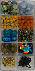 BDK316 - GLASS/CHEVRON/MULTY BEAD DIY KIDS KIT