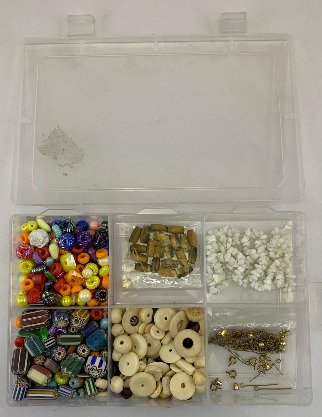BDK283 - PLASTIC/CHEVRONE/BONE/GLASS DIY KIDS KIT