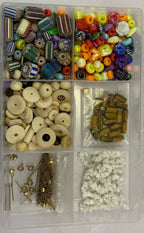 BDK283 - PLASTIC/CHEVRONE/BONE/GLASS DIY KIDS KIT