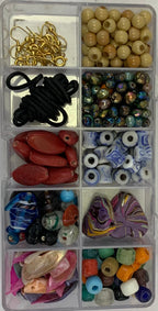 BDK318 - GLASS/LAC BEAD SHELL CHIPS DIY KIDS KIT