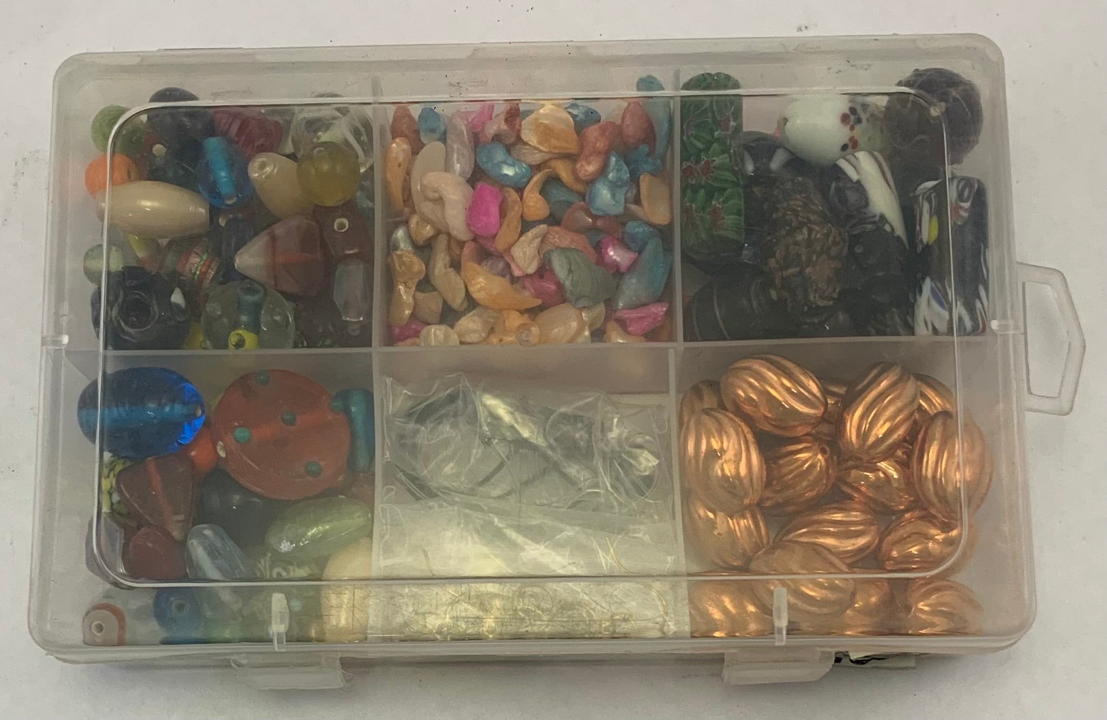 BDK277 - GLASS/MOP SHELL BEAD DIY KIDS KIT