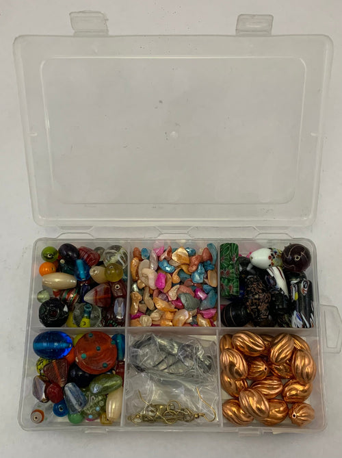 BDK277 - GLASS/MOP SHELL BEAD DIY KIDS KIT