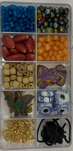 BDK314 - GLASS/LAC BEAD DIY KIDS KIT