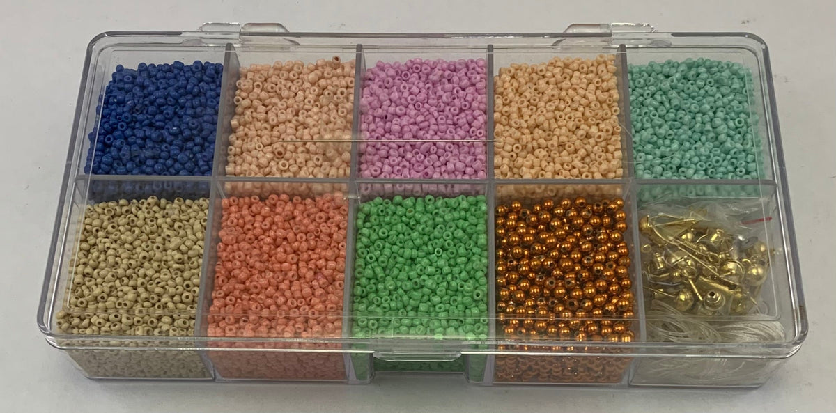 BDK299 - GLASS BEAD COMBO DIY KIDS KIT