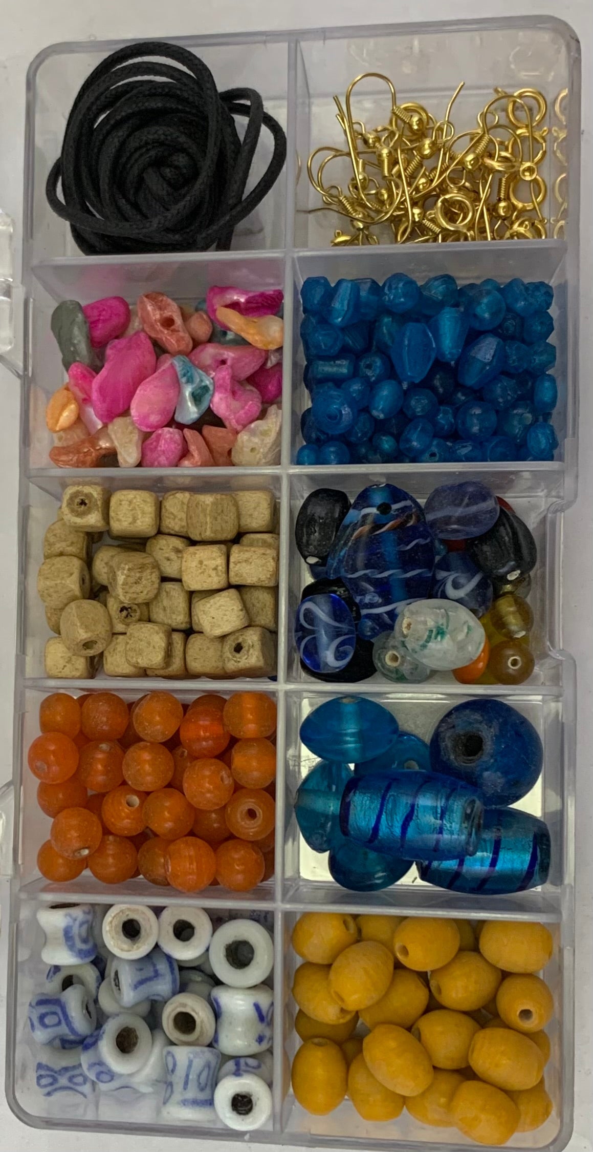 BDK315 - GLASS BEAD  & MOP SHELL DIY KIDS KIT
