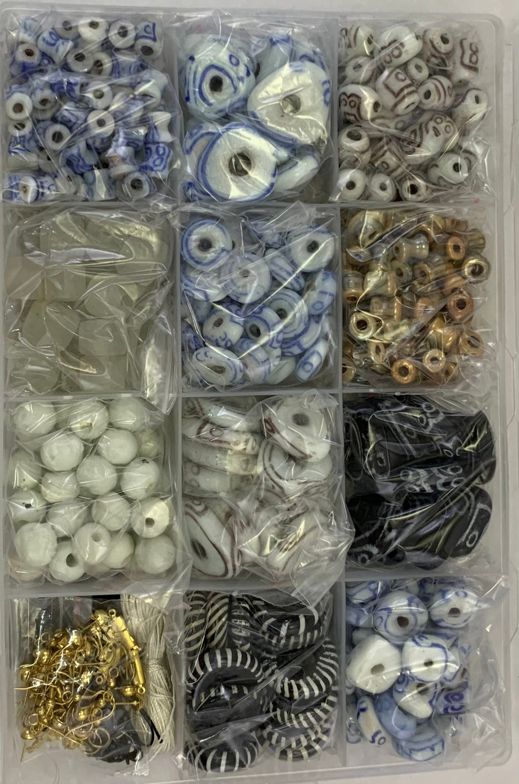 BDK310 - STONE BEAD WITH GLASS CHIPS DIY KIDS KIT