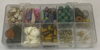BDK278 - CHEVRON/WOODEN/CLAY/SHELL BEAD DIY KIDS KIT