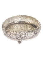 MS 105 White Metal With Silver Polish Decoration Bowl dastakaaristore