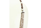 NK 11888 Natural color seed & glass bead layered necklace dastakaaristore