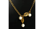 NK 12031 Chain necklace with artificial bead necklace dastakaaristore