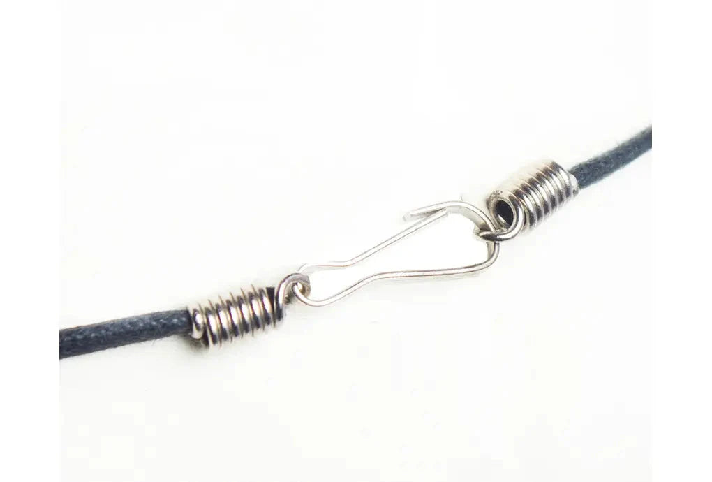 NK 1541A Red acrylic pendant  wax cord necklace dastakaaristore