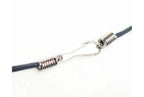 NK 1541A Red acrylic pendant  wax cord necklace dastakaaristore