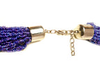 NK 6597B Cobalt blue color seed bead necklace dastakaaristore