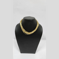 COLLIER DE PERLES DE ROCAILLE COULEUR OR CUTDANA