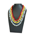 NK7346 - Multicolor Glass Bead Necklace