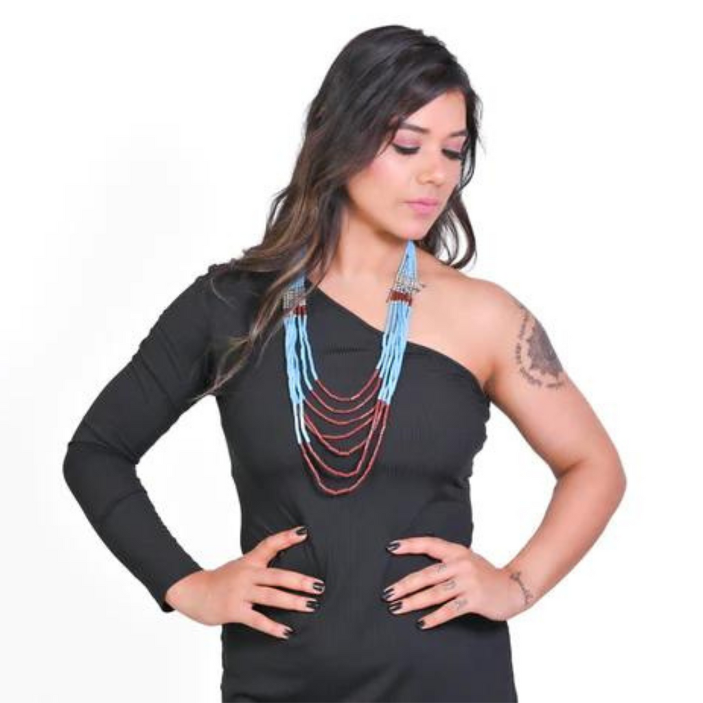 NK11883 - Turquoise Beads Necklace