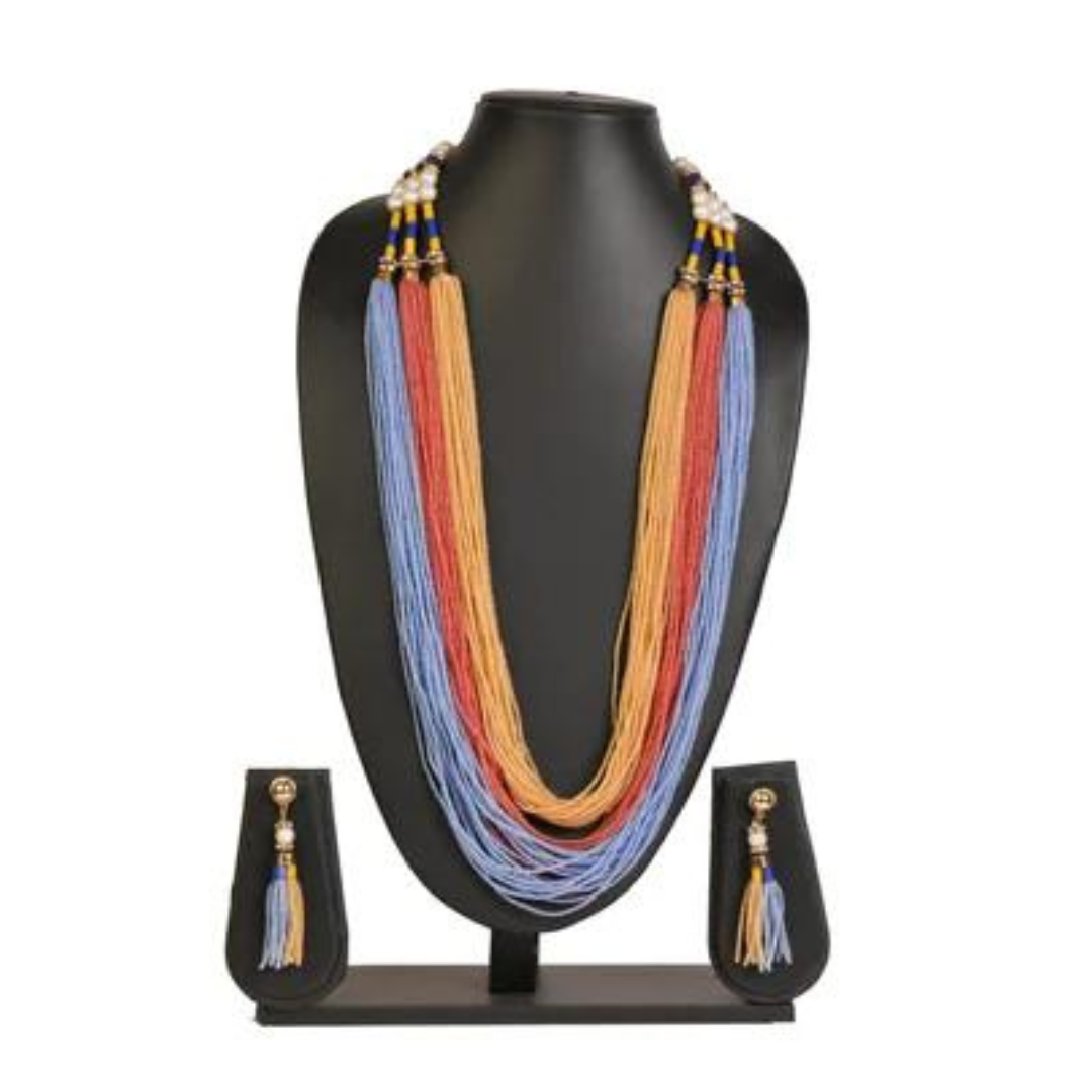 NK11894 - Multicolor Seed Bead Necklace