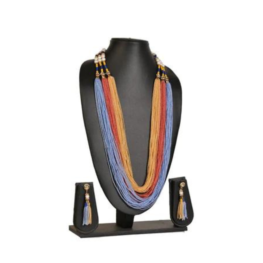 NK11894 - Multicolor Seed Bead Necklace