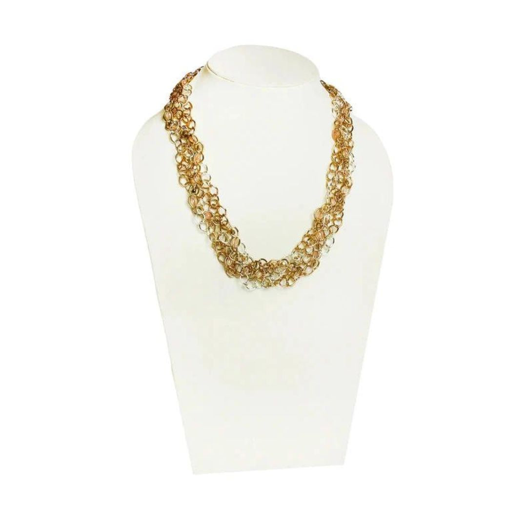 NK4759B - Metal Chain Necklaces