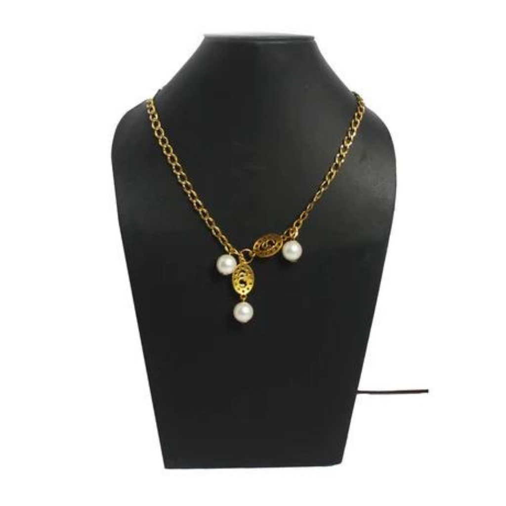 NK12031 - Chain with Artificial Bead Necklace