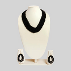 Black Multi Bead Necklace Set