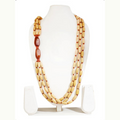 Collier en bois naturel