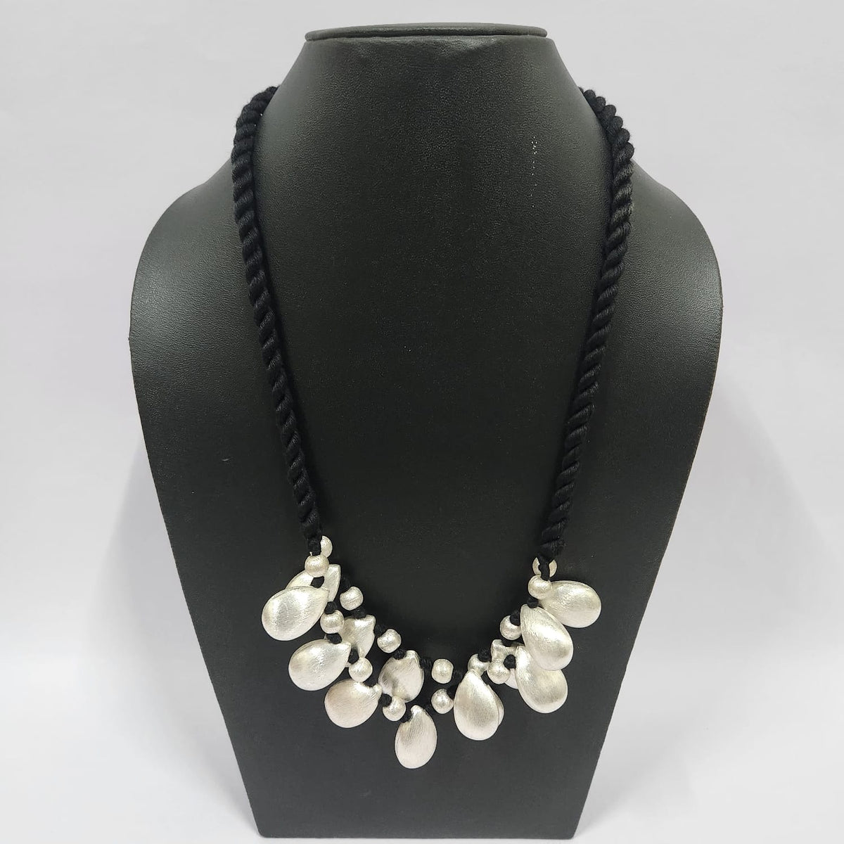 NK7776A - Dori Necklace with German Silver Bead