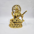 WEISSMETALL MIT LACKPOLITUR SARASWATI JI