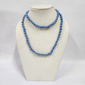 NK6307D - BLUE FABRIC NECKLACE